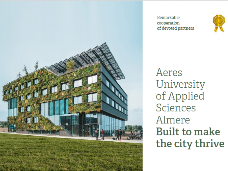 New Building Aeres University of Applied Sciences Almere